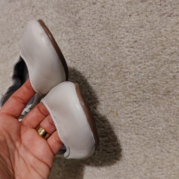 Minnetonka Anna Ballet Flat Creamy White 6.5 Leather Shoes Ballet Flats Y2K - Picture 2 of 8